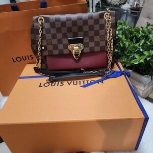 Louis Vuitton Damier Victoire Cherry Chain Shoulder Bag- very good condition